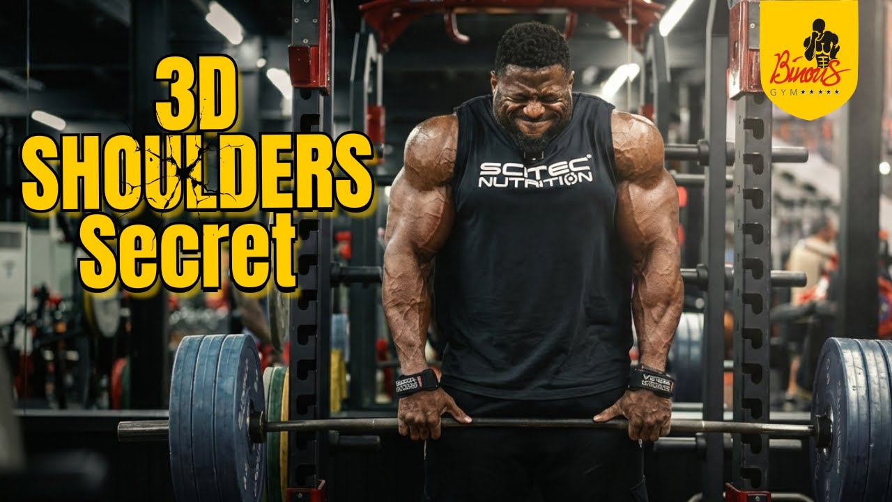 Andrew Jacked’s INSANE 🥵 Shoulder Workout at Binous Gym Dubai