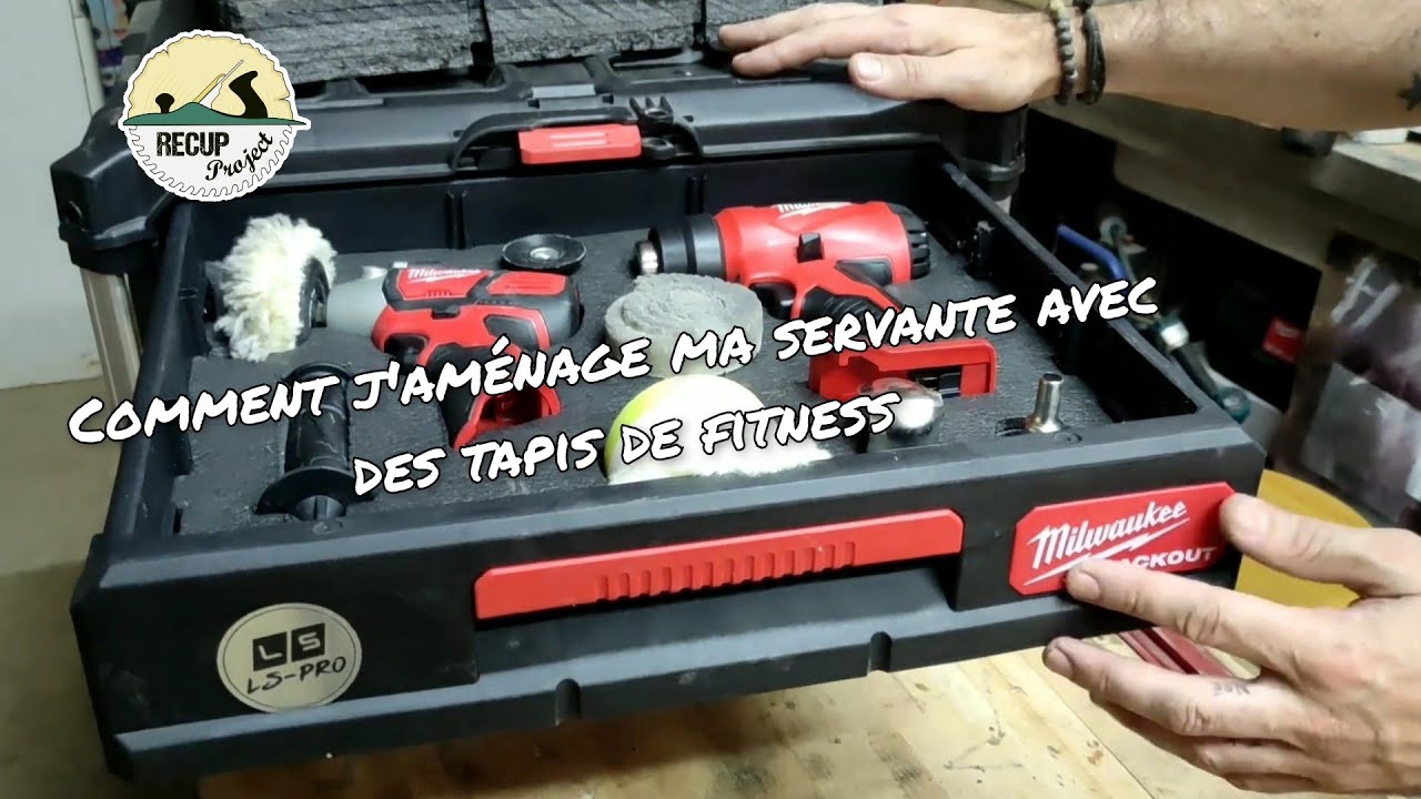 Comment aménager sa servante avec des tapis de fitness