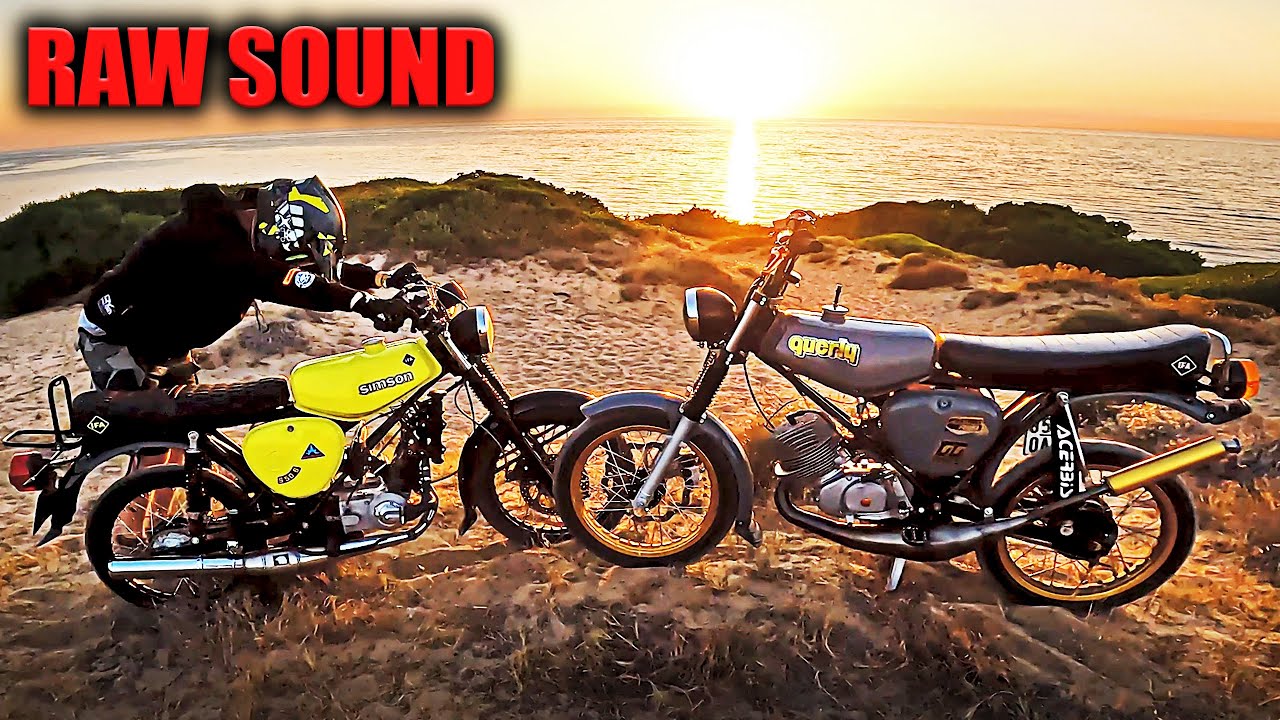 Ride into sunset - SIMSON 105cc ONBOARD
