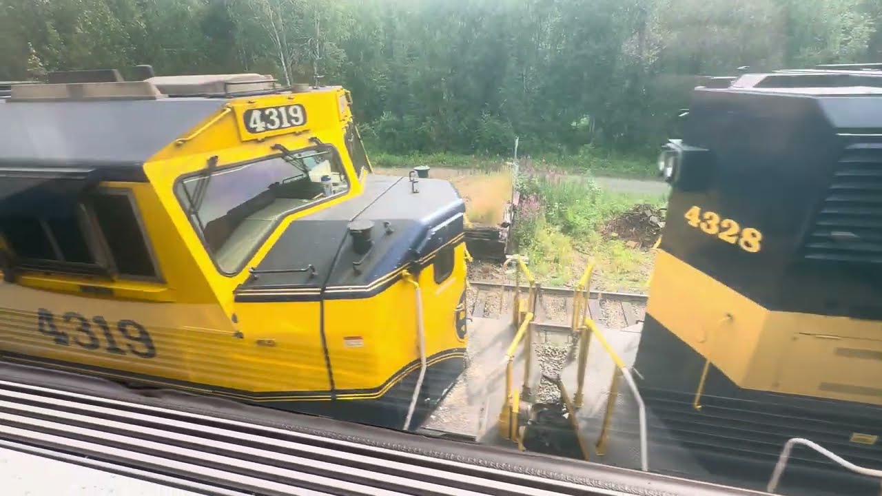 Alaska Railroad ride to Fairbanks 