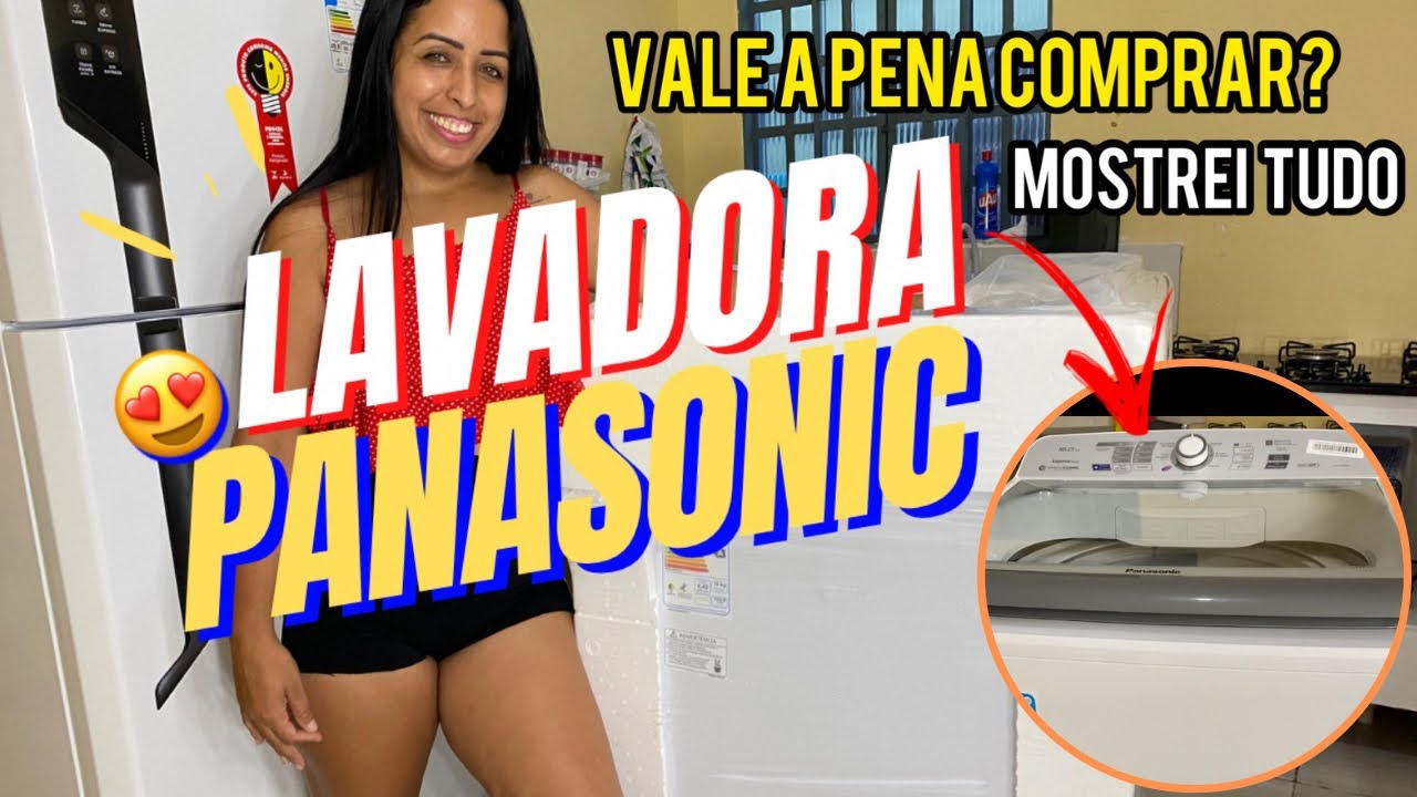 RESENHA DA MÁQUINA DE LAVAR ROUPA PANASONIC 16Kg NA-F160B6 Fernanda Rocha