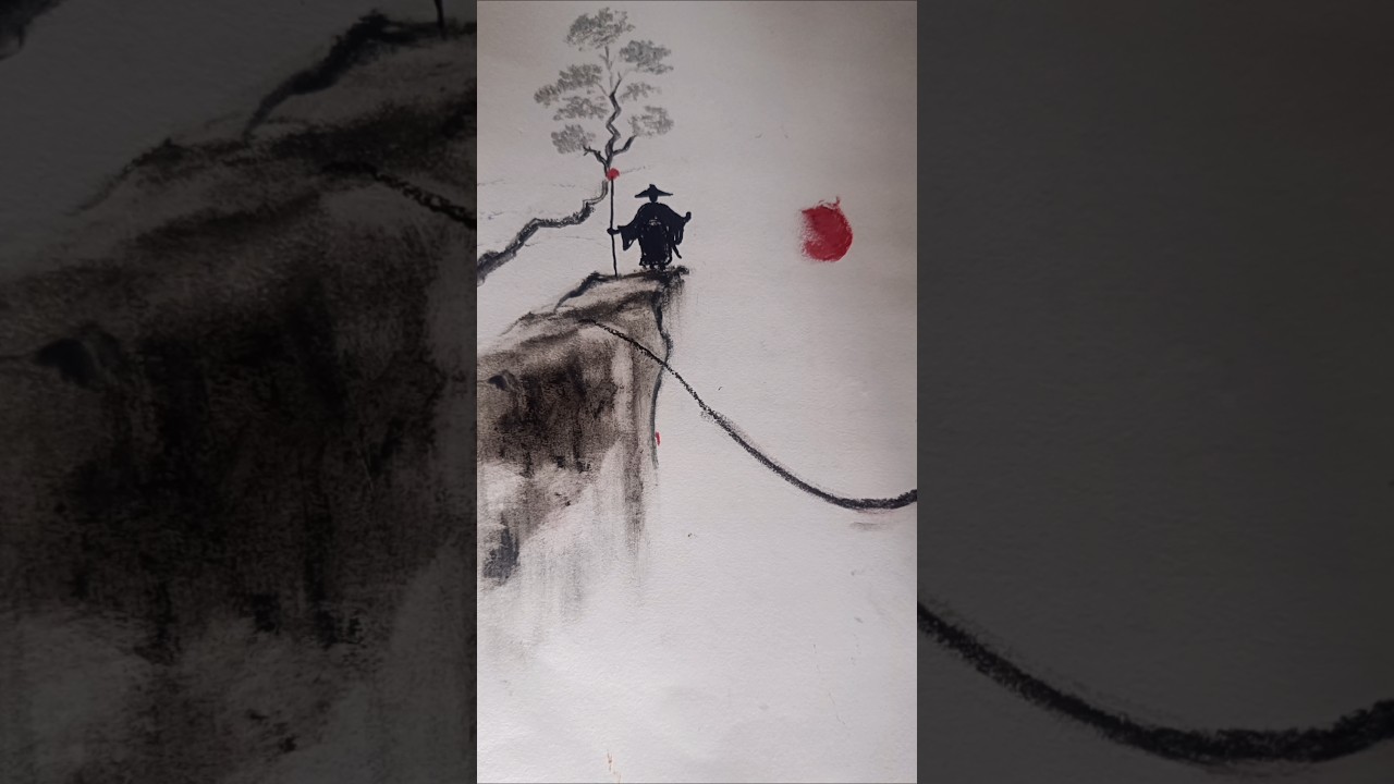 Minimalistic Chinese &Japanese Art #chineseart #japaneseart #art #shortvideo