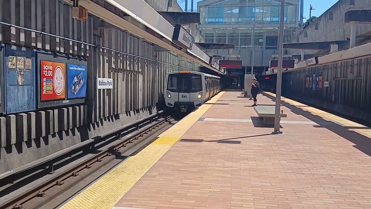 Railfanning Bart at balboa park