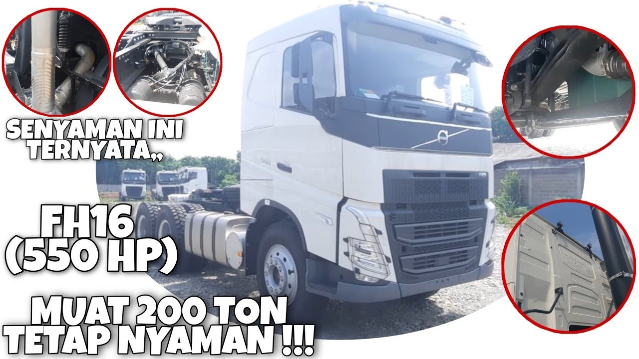 PRIMADONA TAMBANG !!! BISA ANGKUT MUATAN DOUBLE GANDENG 200 TON - VOLVO FH16 (550HP)
