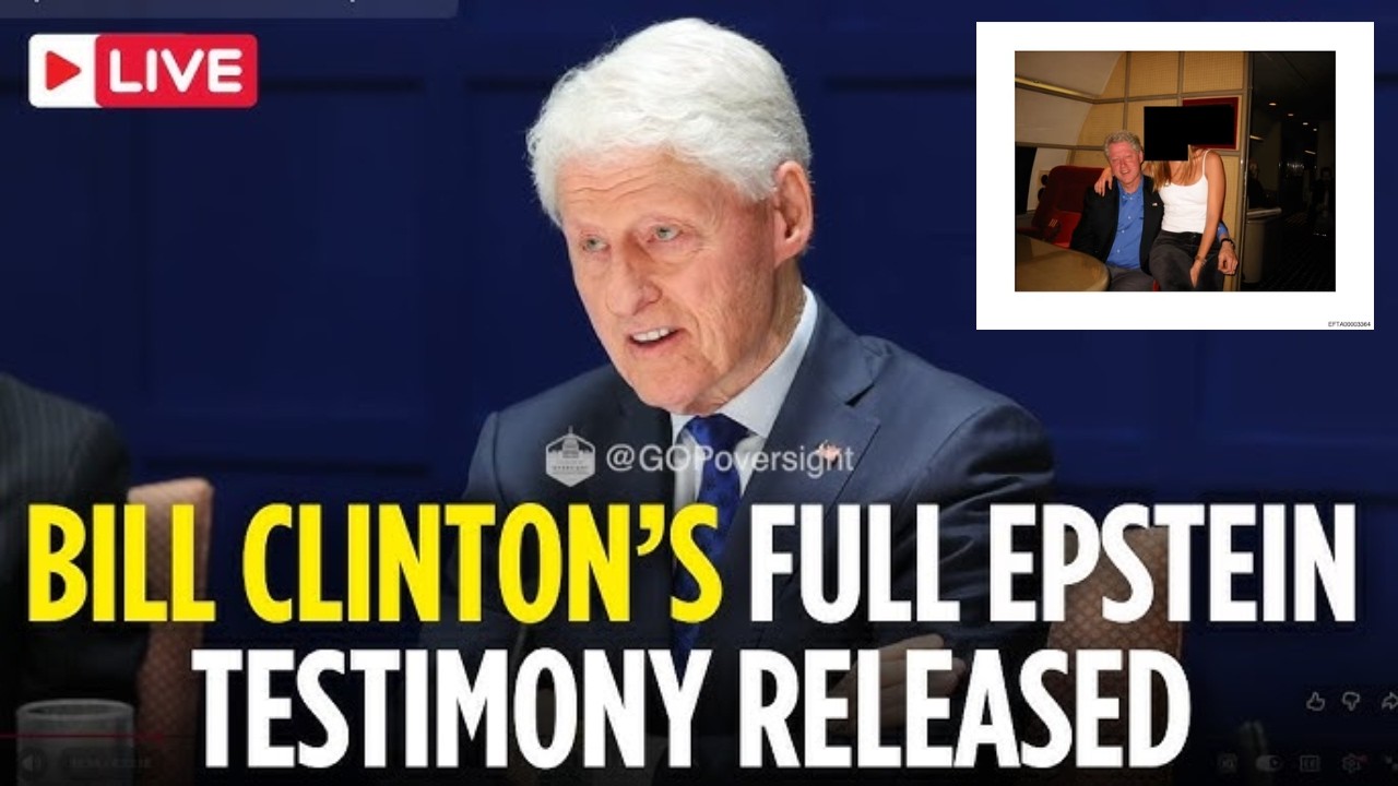 CLINTON LIVE | Bill Clinton Shivers During Epstein Hearing ‘Did You Have S*X With  Maxwell?’ | US
