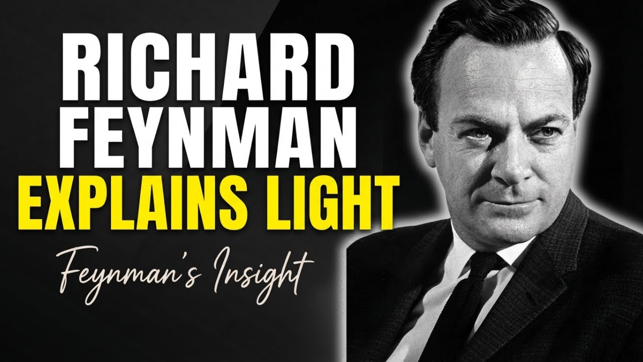 22 Minutes of Richard Feynman Explaining What Light Is