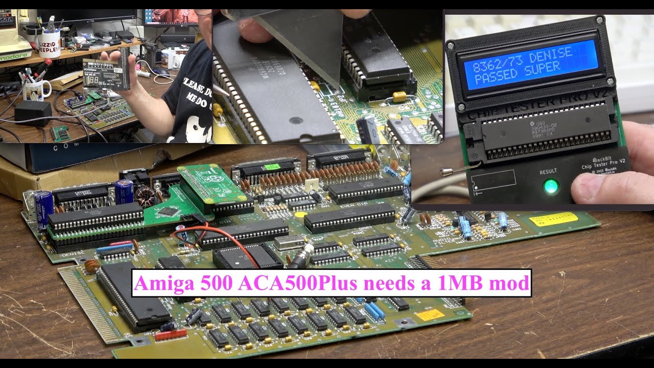 Для Amiga 500 ACA500plus требуется модификация размером 1 МБ.