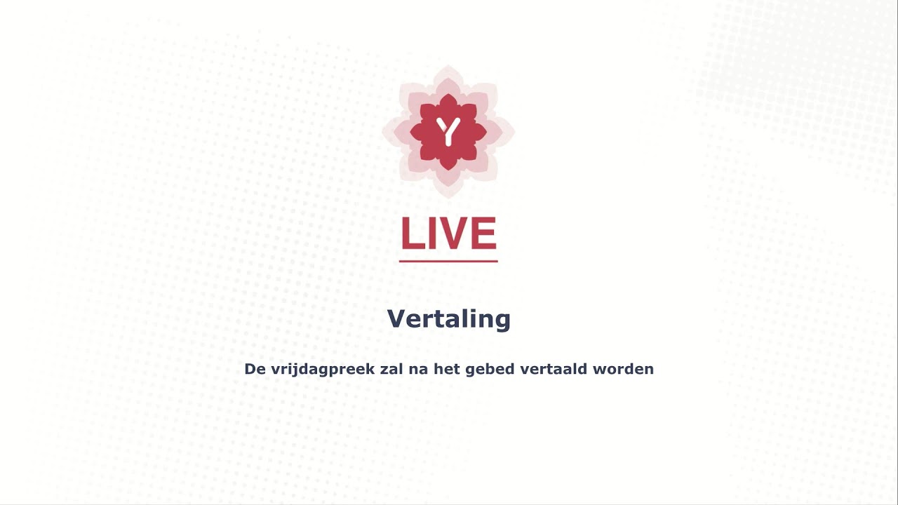 Live | Vrijdagpreek | Sheikh dr. Rachid Nafi'
