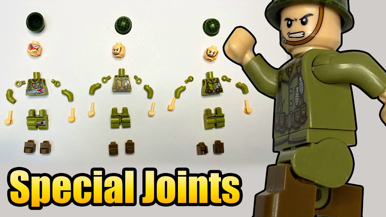 Minifiguras con articulaciones especiales, extra movimiento, No Lego #germany #minifigures #toys