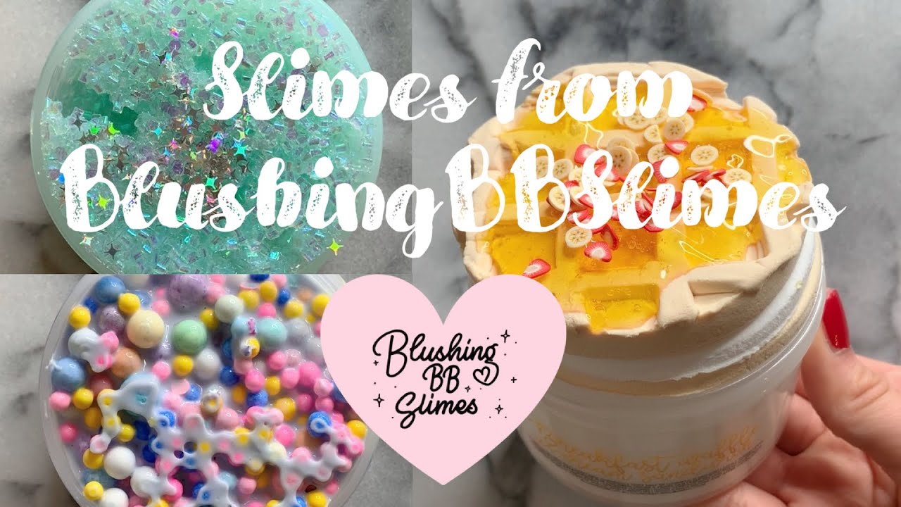 Slimes from BlushingBBSlimes (ASMR) | Waterglassslimes