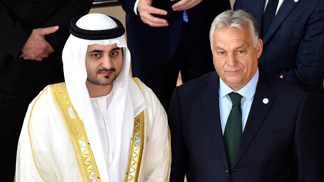 Viktor Orban Hungary's Prime Minister attends EU   Gulf Cooperation Council GCC summit in Brussels