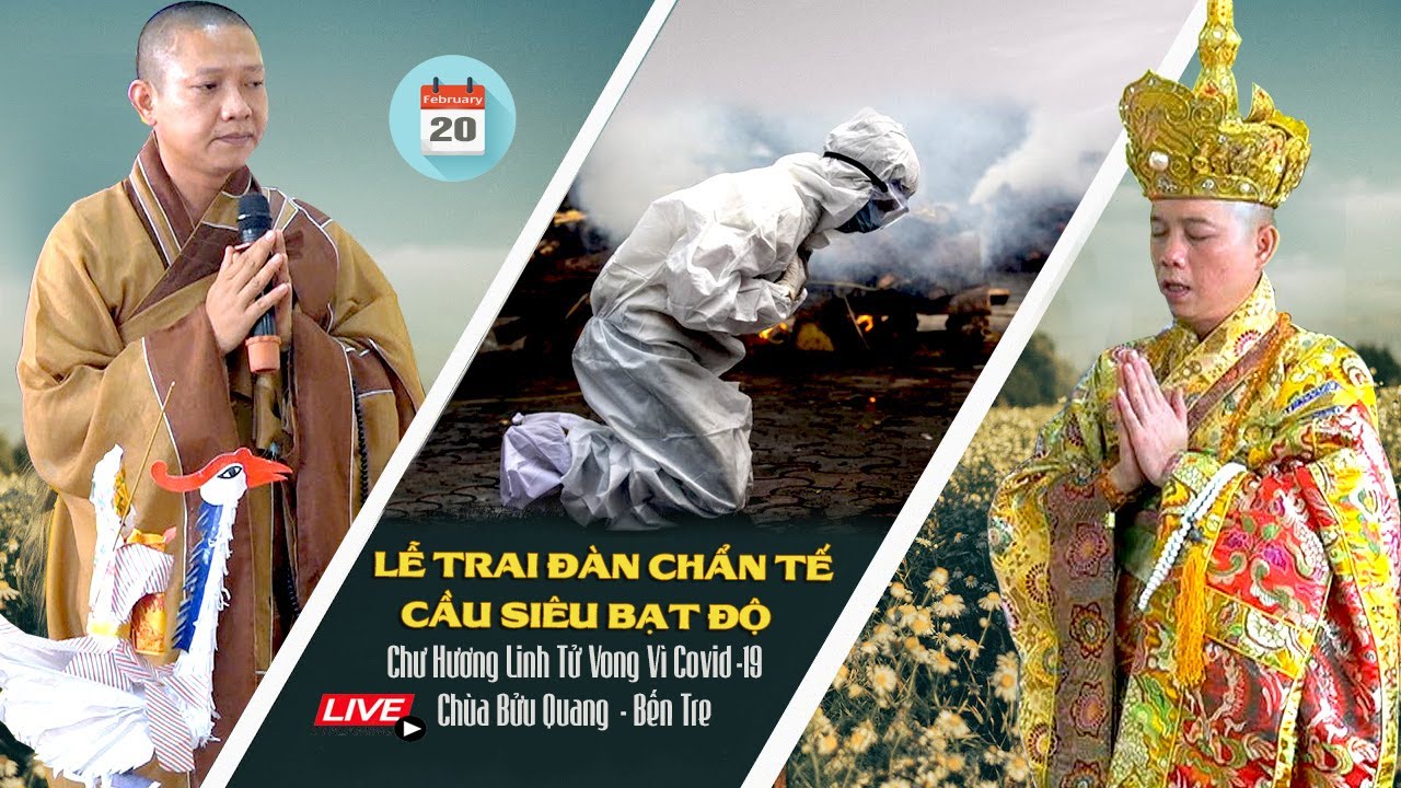 Lễ Trai Đàn Cầu Siêu Hương Linh Tử Vong Vì Covid 19 tại Chùa Bửu Quang