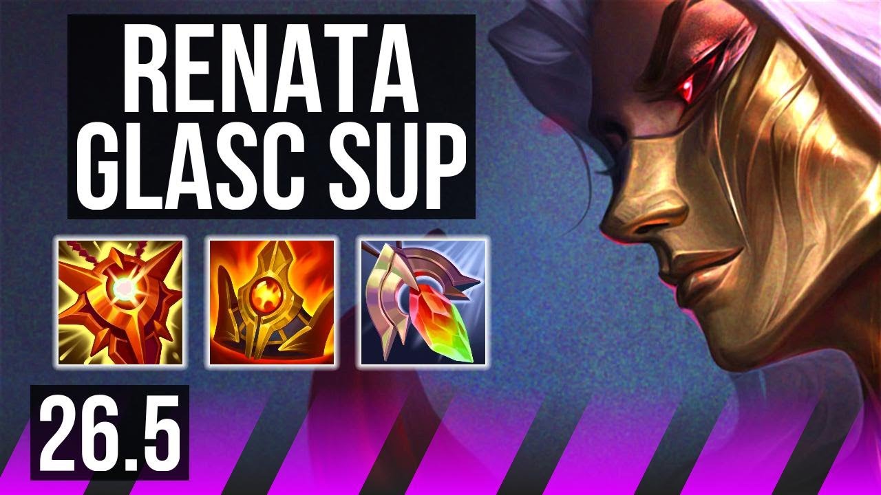 RENATA GLASC & Yasuo vs LULU & Aphelios (SUP) | 19K damage | EUW Master | 26.5