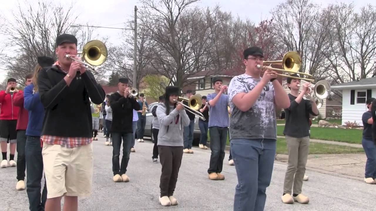 Tulip Time 2014 - HHS Band Rehearsal