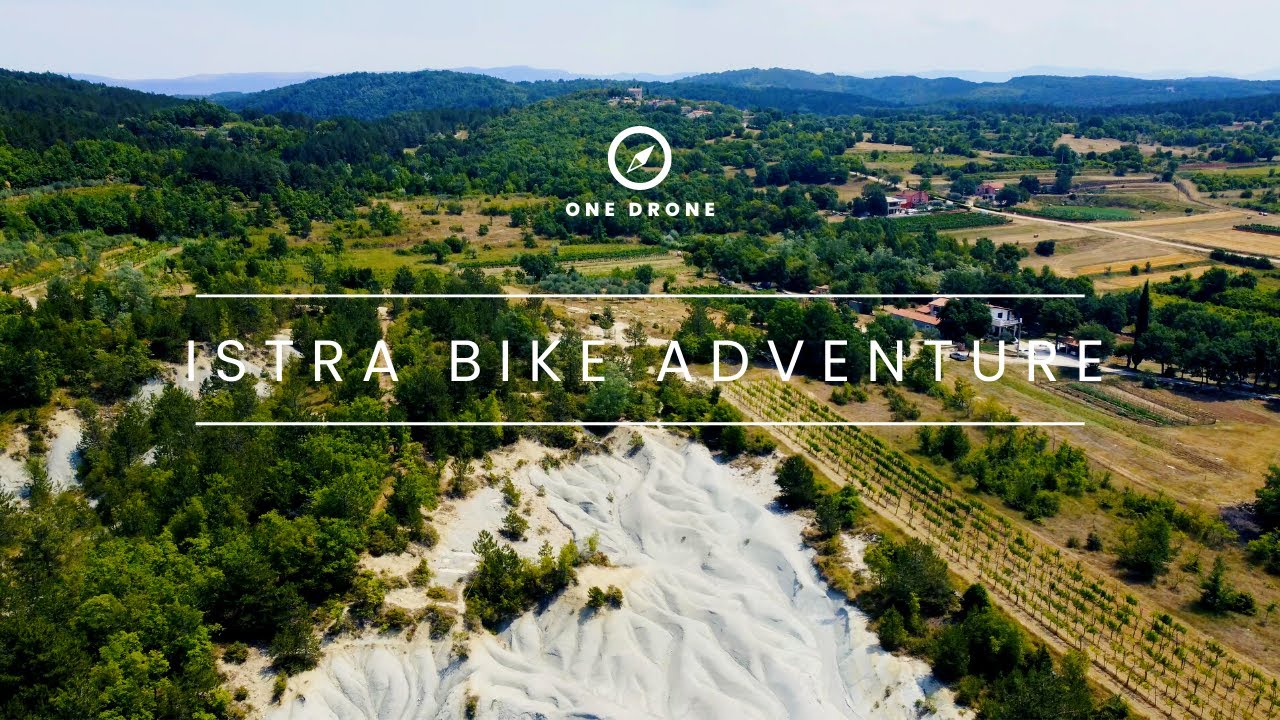 Istra Croatia Bike Adventure Vlog | Buzet - Zrenj - Umag - Villanova | Drone Shots 4K