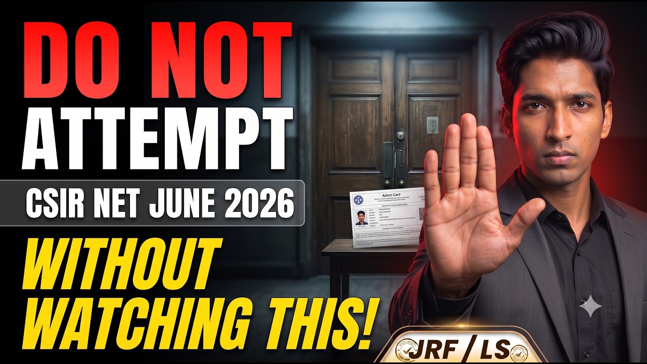 5 Deadly Mistakes That Will Ruin Your CSIR NET Rank on July 17-18! 🛑 | Piyush Laxkar