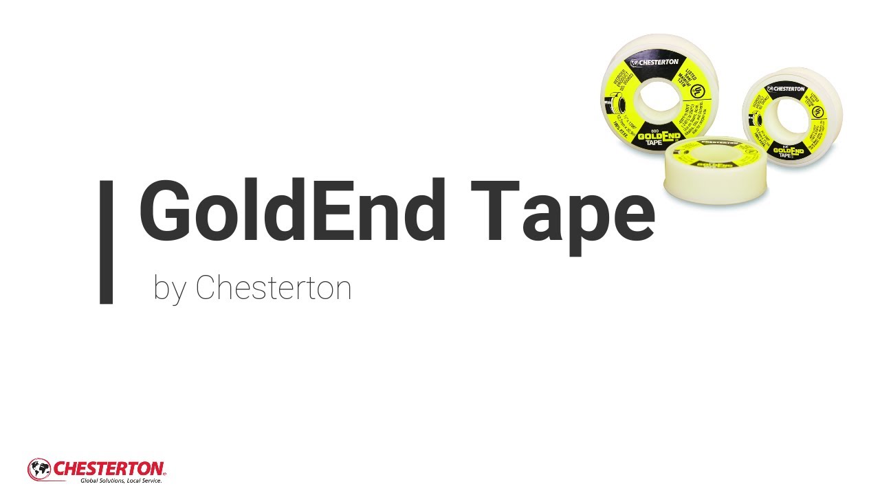 Chesterton 800 GoldEnd® Sealant Tape - Porosity Test
