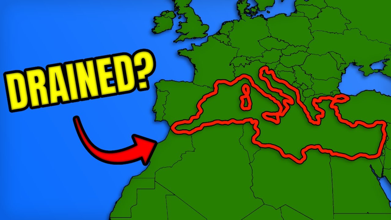 Что если бы Средиземное море осушили?