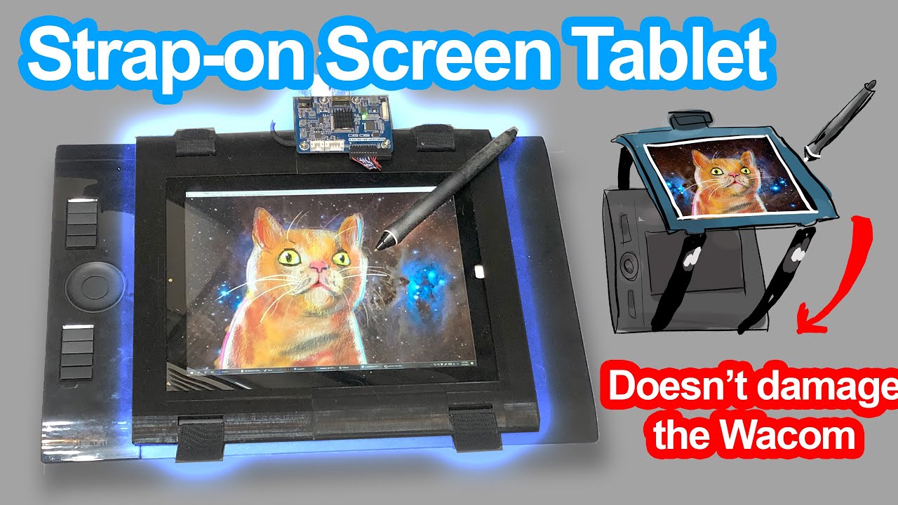 WacomOLED: DIY Cintiq graphics tablet for $80