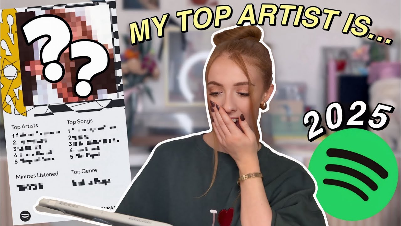 Реакция на мой Spotify Wrapped 2025! *мой любимый артист изменился!?* 🎶
