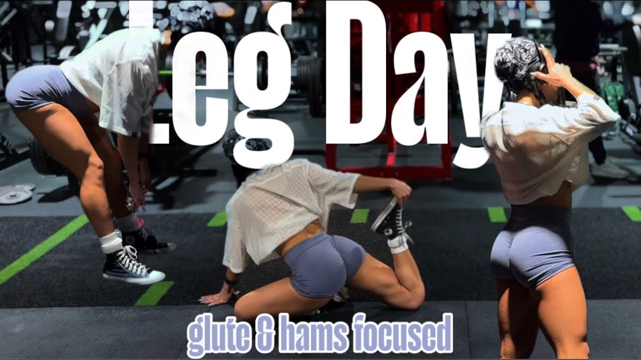 Leg Day🩵 | Glutes & Hamstrings focused 🍑