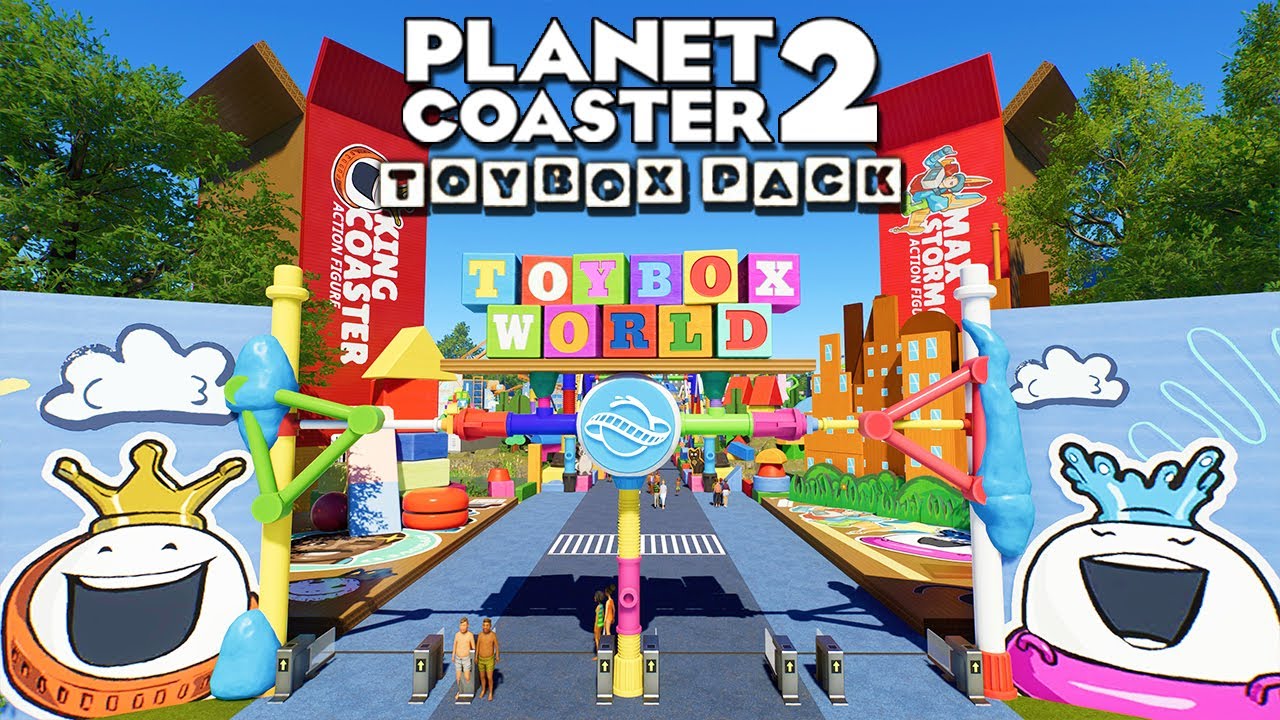 Обзор дополнения Planet Coaster 2: Toybox Pack! и БЕСПЛАТНЫЙ обзор обновления 1.8.1!