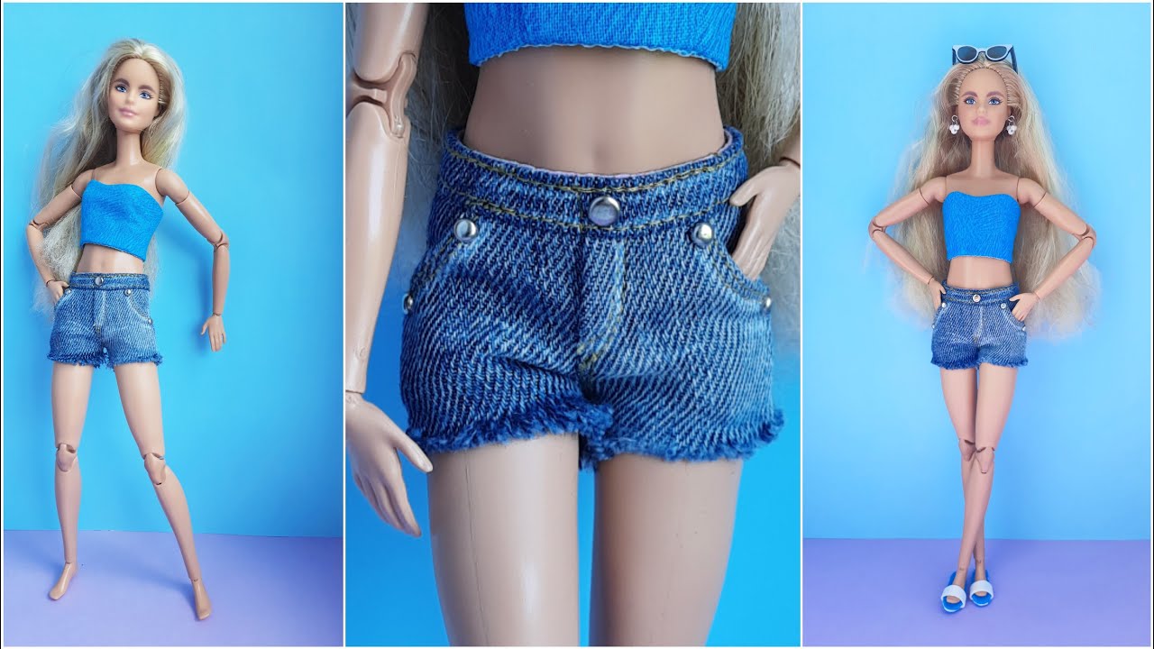 HOW TO MAKE Denim Shorts With Real Pockets 😱| Trendy Clothes