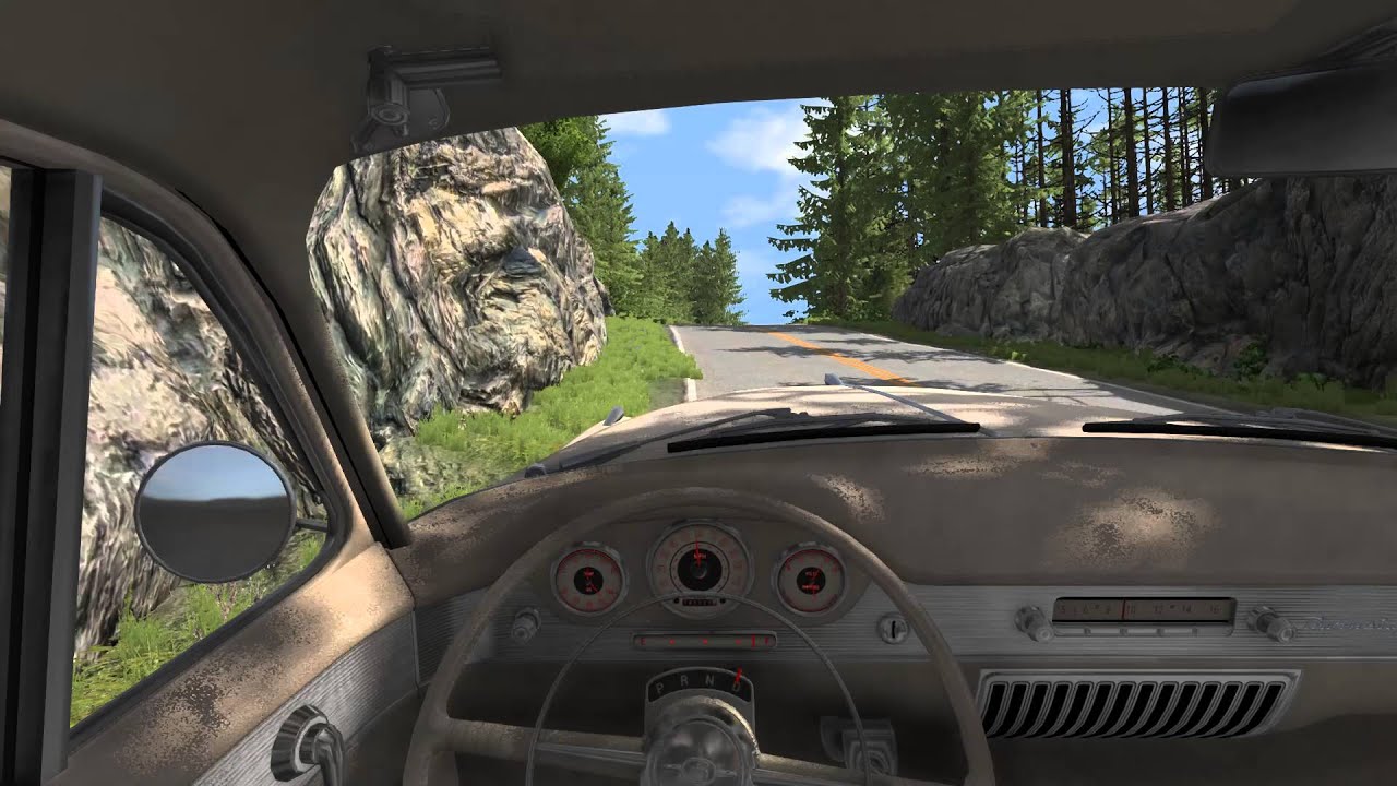 BeamNG Drive Burnside Special V8 Super-Matic Test Drive