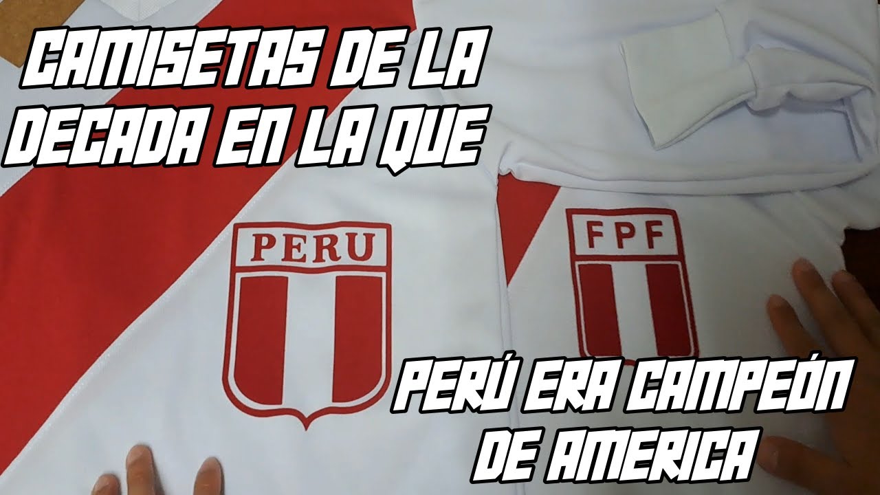 CAMISETA DE PERÚ CAMPEÓN COPA AMERICA 1975