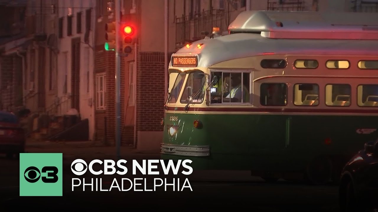 SEPTA's upgraded green and cream trolleys hit the road