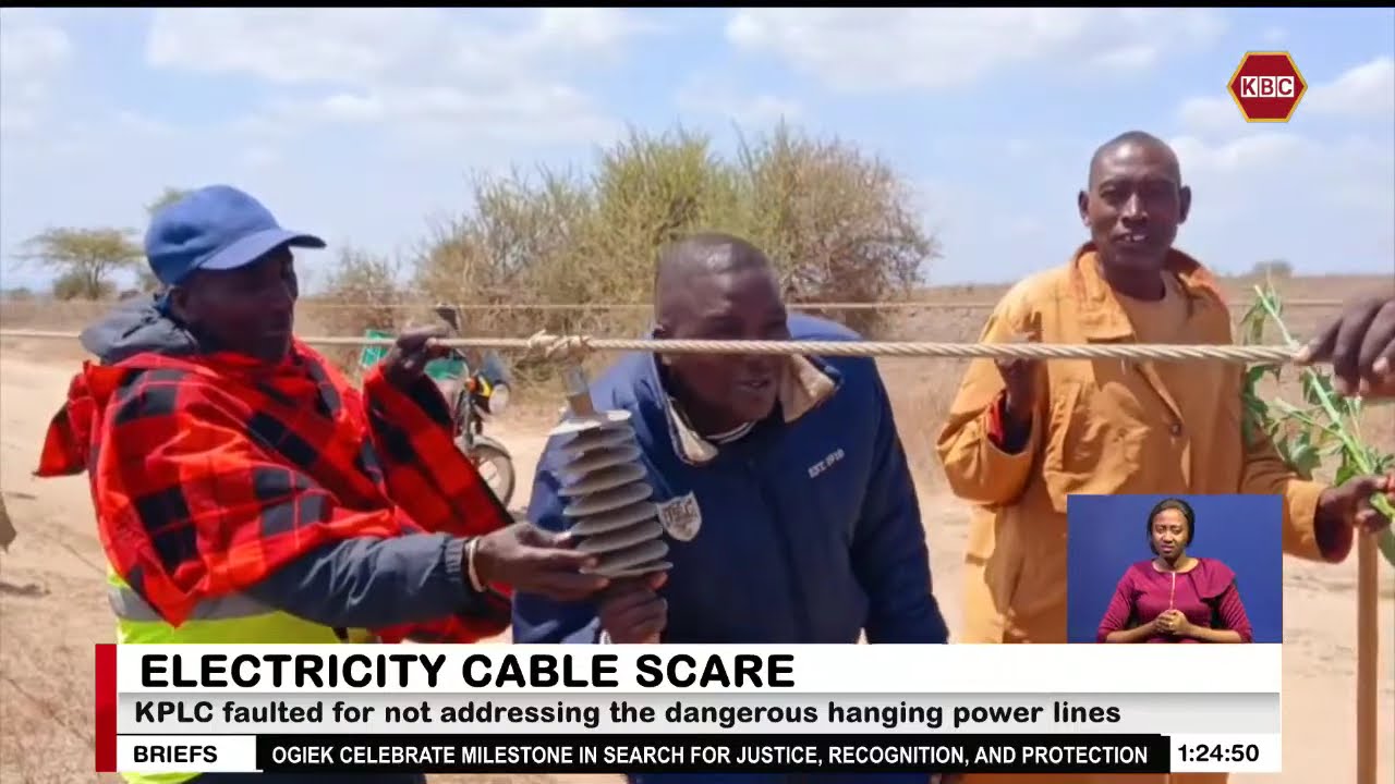 KPLC faulted for not addressing dangerous hanging power lines in Kajiado