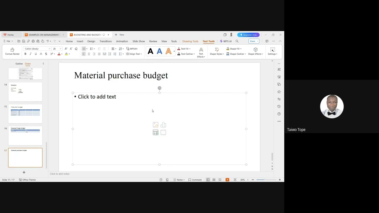 PM SOLUTION TO MAY 2022 QUESTION 2 ON BUDGETING.