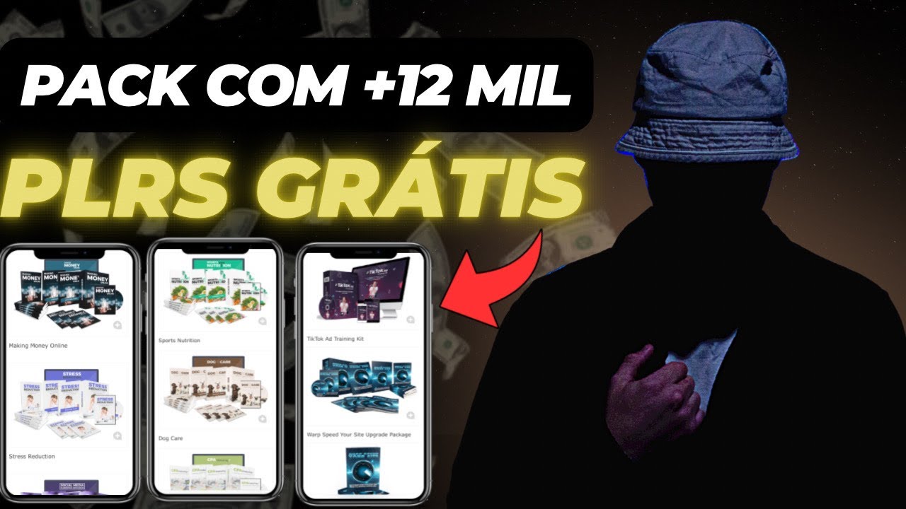 PACOTE COM +12 MIL PLRS GRATÍS | COMO BAIXAR PLR DE GRAÇA