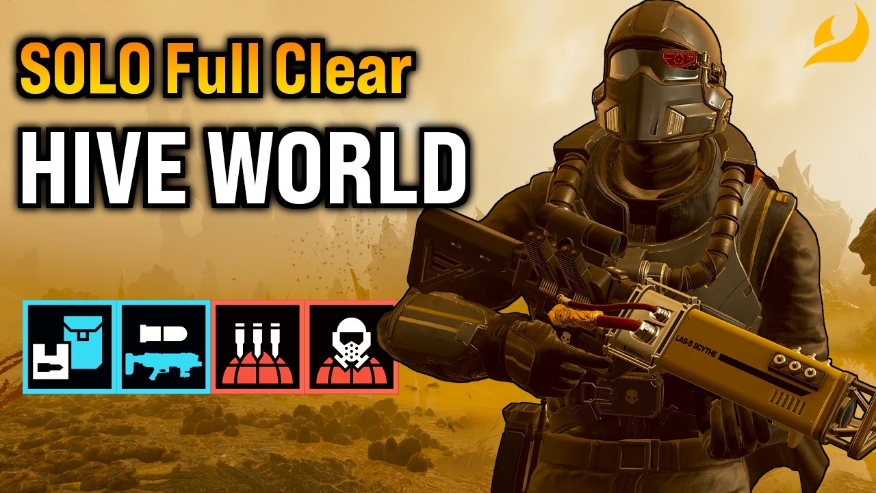 Helldivers 2 - Hive World Total MADNESS! Super Helldive (SOLO Full Clear)