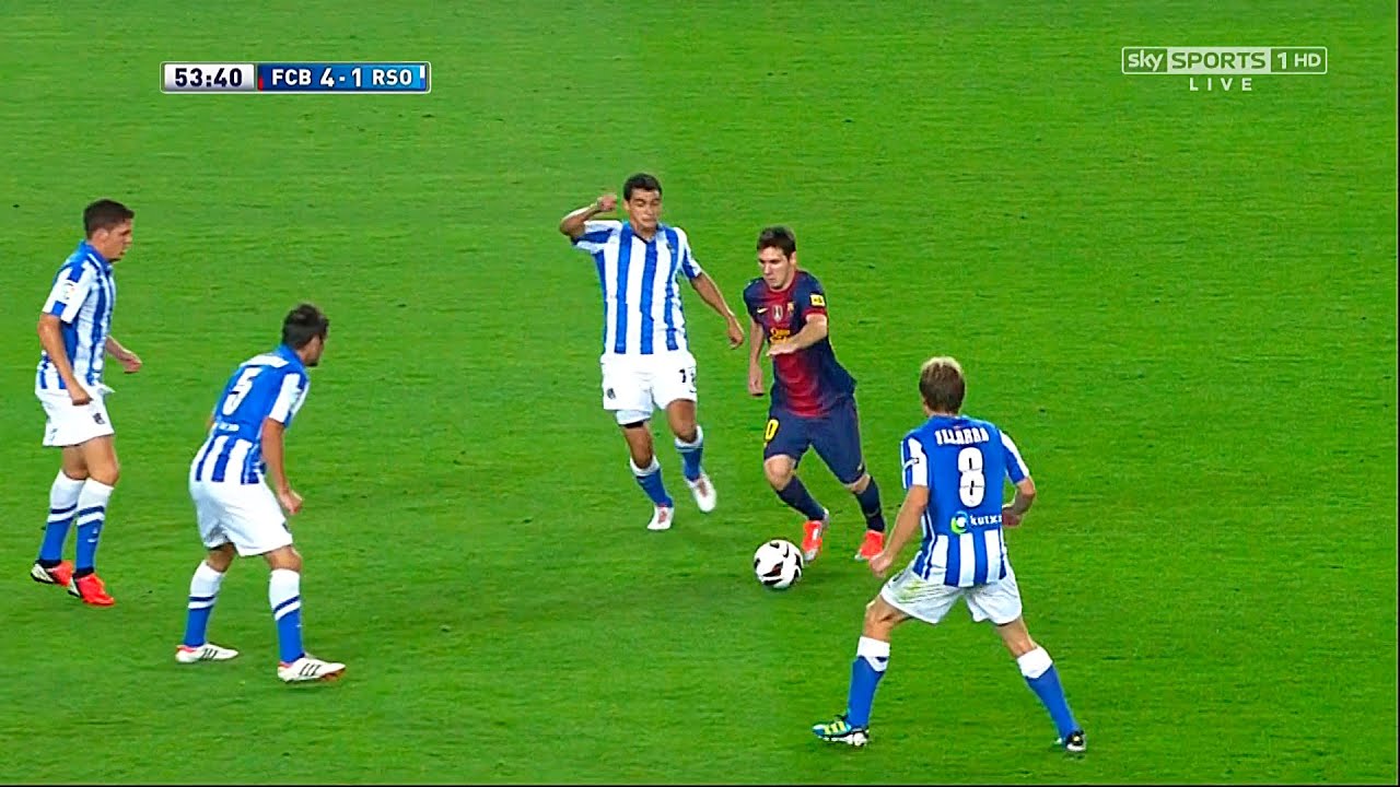 Lionel Messi Masterclass vs Real Sociedad (Home) 2012-13 English Commentary HD 1080i