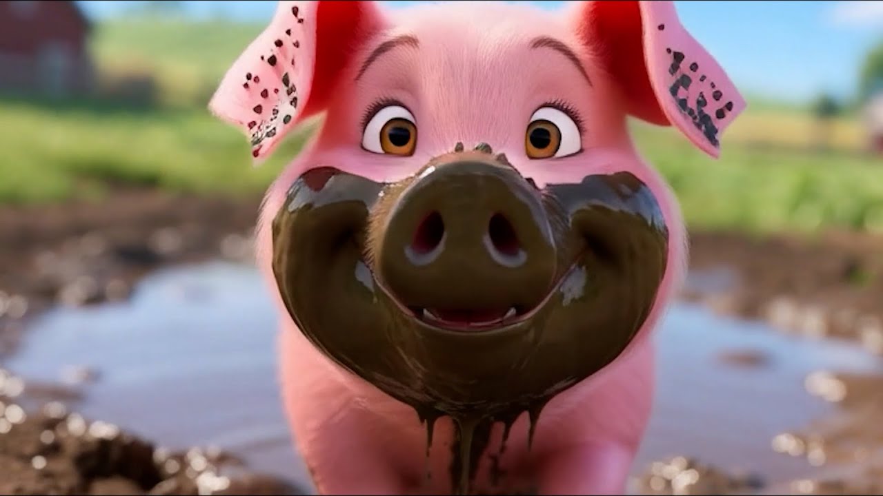 Oink, Oink, Oink — Little Pig Song 🐷 | Animal Song for Kids & Babies | Nursery Rhyme