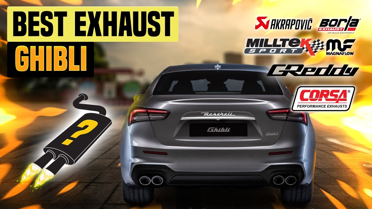 Maserati Ghibli Exhaust Sound🔥Armytrix,Fabspeed,Fi Exhaust,iPe,Remus,RES,TNEER,Tubi Style