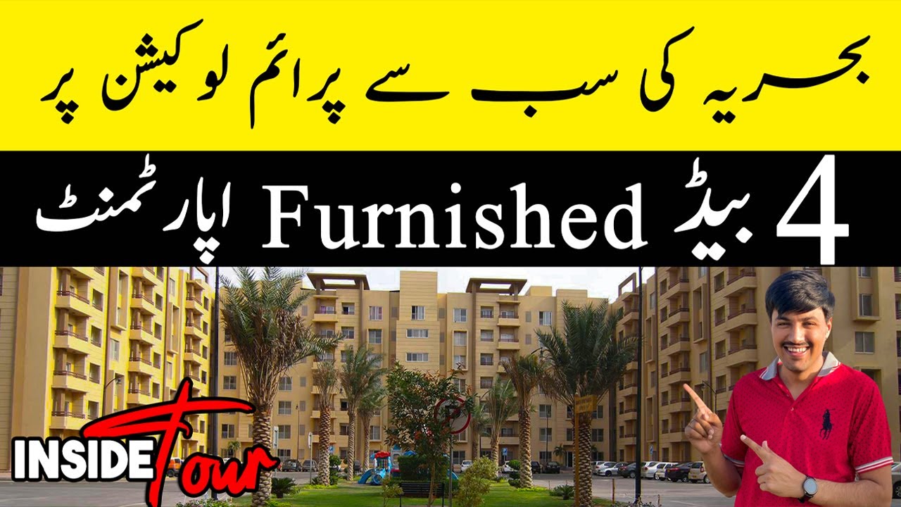 4 Bedroom Luxury Apartments | Bahria Town Karachi | Fully Furnished Apartment | Inside Tour