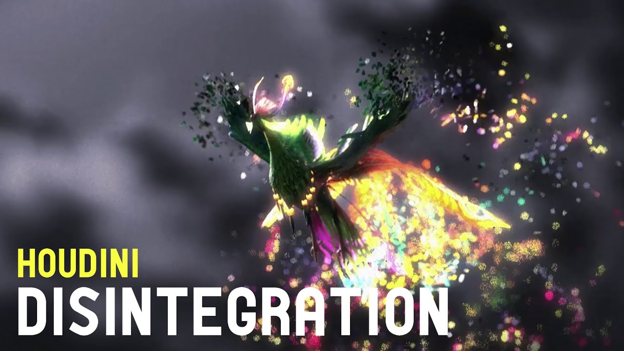 Houdini Tutorial 1 - Phoenix Disintegration
