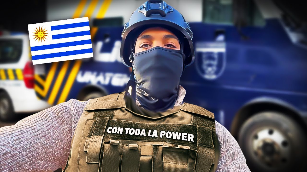 ENTRÉ a una UNIDAD POLICIAL DE ÉLITE en URUGUAY 🇺🇾👮🏽‍♂️