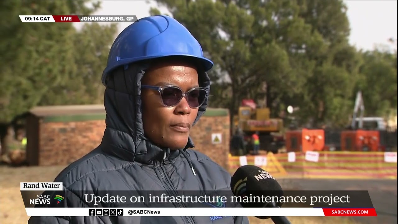 Update on Rand Water's infrastructure maintenance project