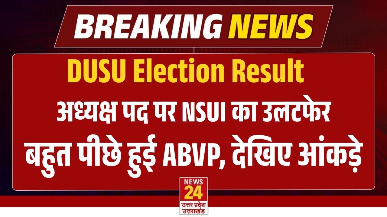 फिर पिछड़ गई ABVP, NSUI ने कर दिया खेला, Vijay Shankar Meena, Yash Dabas, Ishu Maurya कौन जीत रहा?
