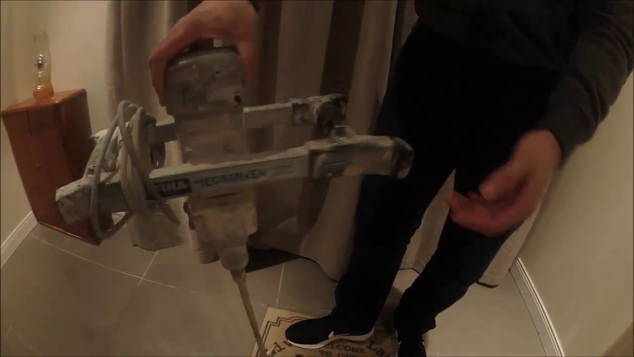 Refina mega mixer full review plastering mixing drill