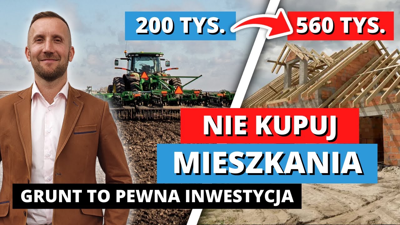 Jak zmienić POLE w DZIAŁKI BUDOWLANE? 150% zwrotu z inwestycji - Hajsplon