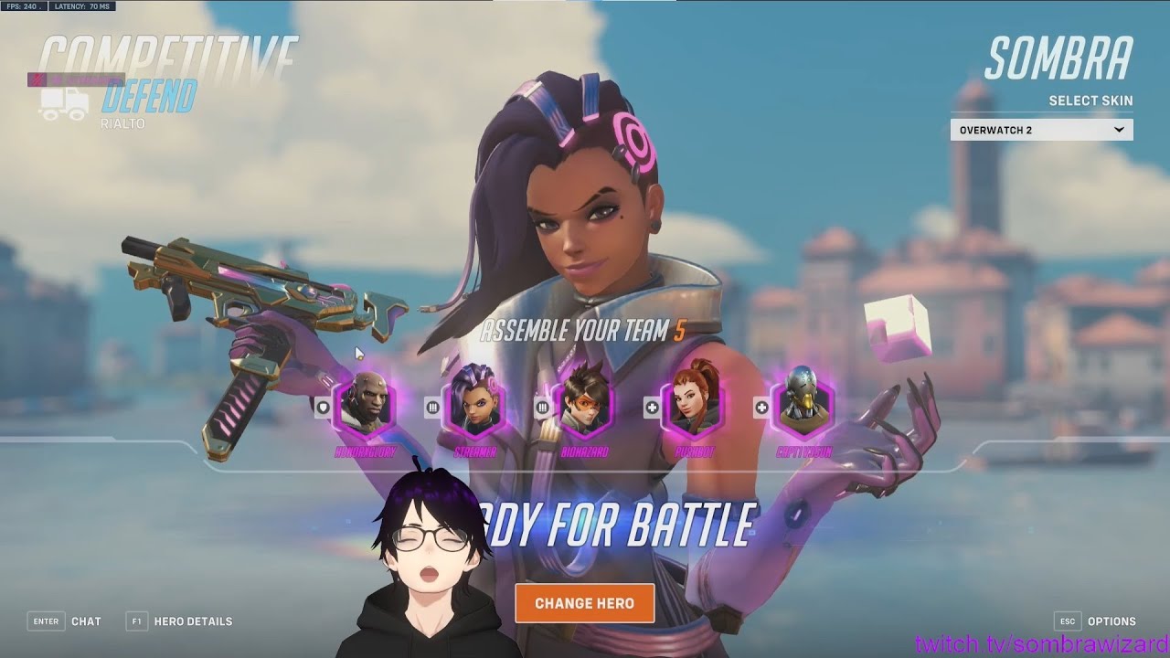 SombraWizard INSANE SOMBRA OVERWATCH 2 SEASON 10 GAMEPLAY