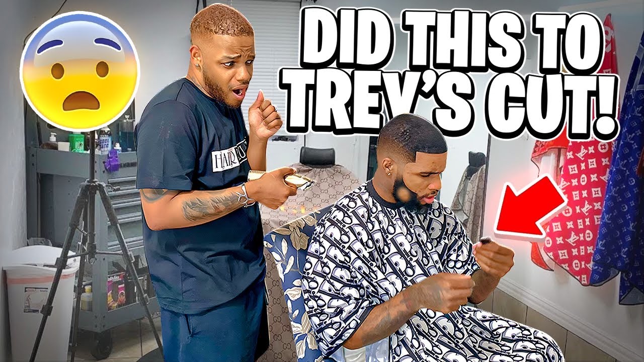 I cut Trey beard prank 😭😭 ( FUNNY AS HELL) 😩😩