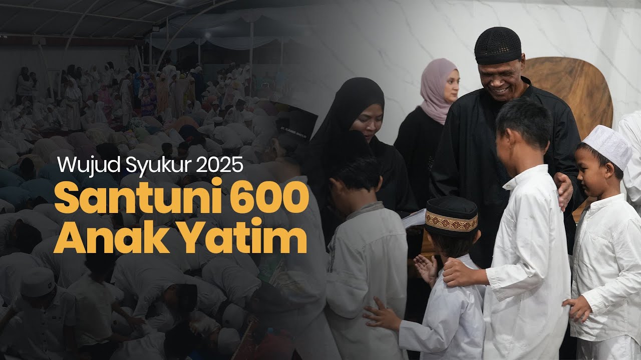 Wujud Syukur Sepanjang 2025, H. Hercules dan Istri Santuni 600 Anak Yatim & Penghafal Al-Quran