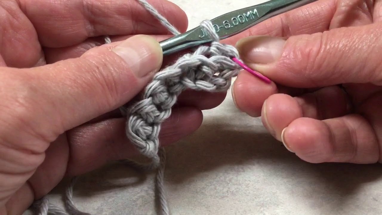 Yarn Over Slip Stitch (YO-sl st)