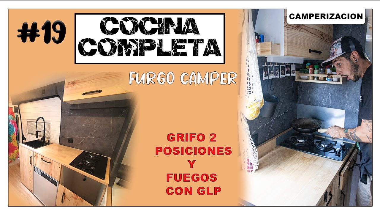 🔥ENSEÑAMOS COMO HACEMOS LA COCINA DE LA CAMPER 😊 #19 /👉🏼(CAMPERIZACIÓN FURGONETA) 🚐 🛠CJ L3H2