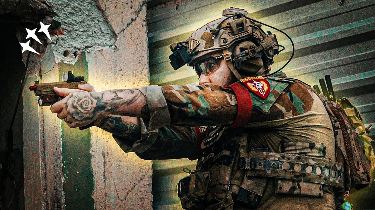Levei a Staccato C2 de #airsoft para o Hospital Abandonado AC Company